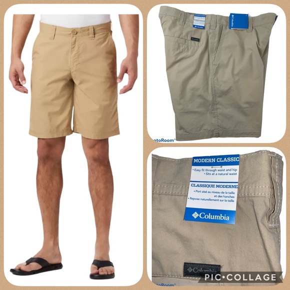 Columbia Other - COLUMBIA Washed Out Classic Khaki Shorts 38 8” Leg